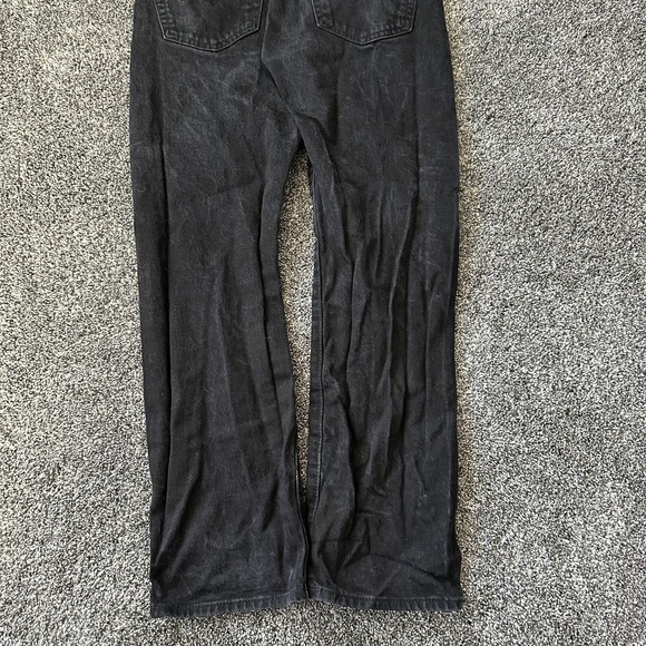 Levis 501 Jeans Mens 31x30 Black Button Fly Straight Leg Denim‎ Classic Original - Picture 9 of 16